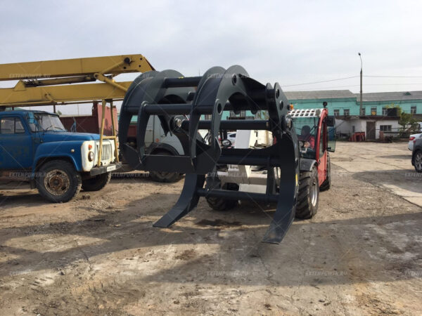 Захват для леса Exten на телескопический погрузчик MST, JCB, Manitou
